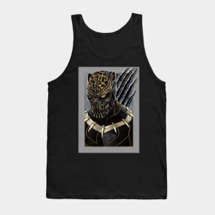 Killmonger - Golden Jaguar - Inktober 2020 Tank Top